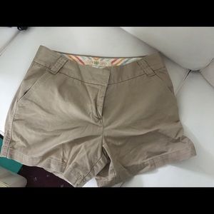 Jcrew khaki shorts